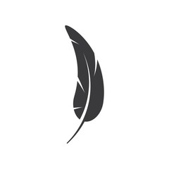 Feathers icon Vector Illustration design Logo