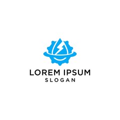 water and electricity logo premium