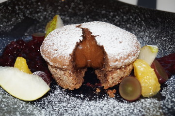 Chocolate fandan. Chocolate fandan is fast and delicious.