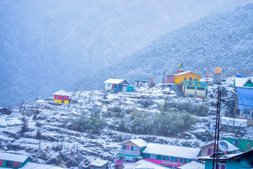 house in the mountains