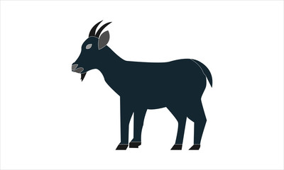 Goat icon for farm and nature-related content