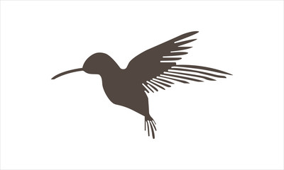 Hummingbirds vector icon flat style simple image.