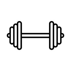 Dumbbell icon vector design templates