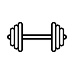 Dumbbell icon vector design templates