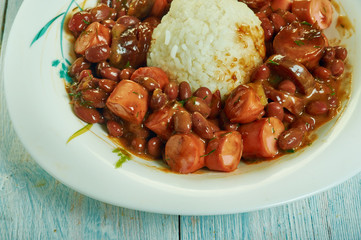 Chicken Andouille Sausage with Red Beans and Rice