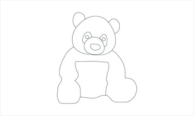 Panda bear icon for animal-related content