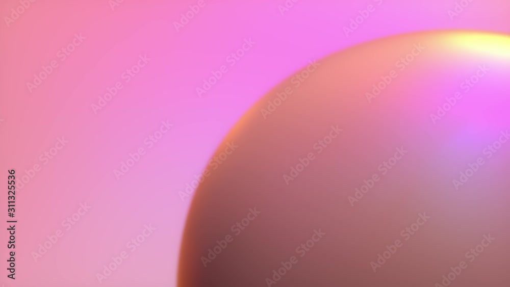 Poster colliding pearlescent spheres. abstract background with iridescent dynamic objects. motion design te