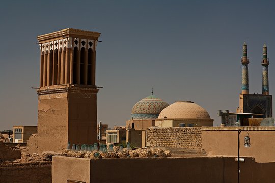 Badgir Windturm in Yazd Iran