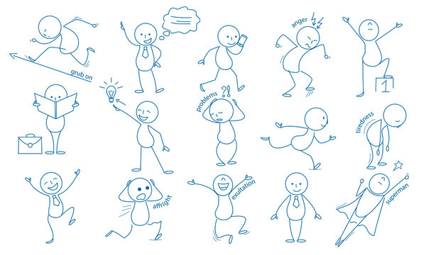 Stick Man Looking Up Stock Illustrations – 46 Stick Man Looking Up Stock  Illustrations, Vectors & Clipart - Dreamstime