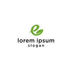 E logo creative simple premium