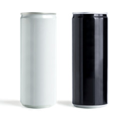 can black and white mockup