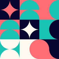 Mid-Century Abstract Vector Pattern