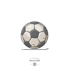 Soccer Ball - Line color icon