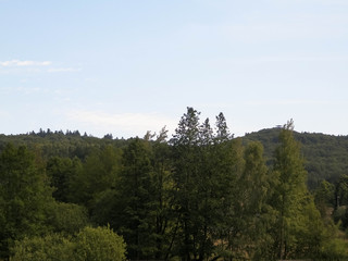 Landscape of Wiezyca Mountain.