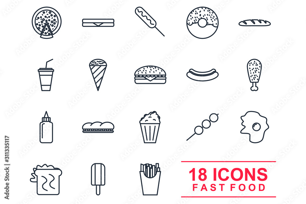 Poster desert set icon template color editable. desert pack symbol vector sign isolated on white background