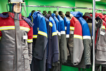 Jackets for workwear in store