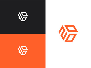 Combination number, stylish vector emblem for design