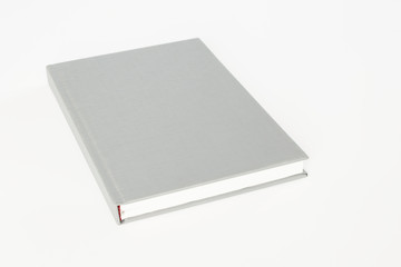 blank book isolated on white background
