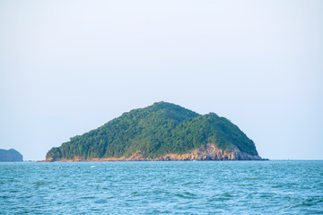 Rat Island, sea is a popular tourist attraction to visit Confirtable Songkhla Province, Thailand