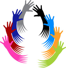 volunteer hands