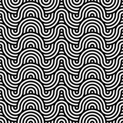 Abstract background in black and white with wavy lines pattern