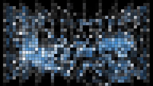 Video Background 2486: A futuristic technology grid flickers and shifts (Loop).
