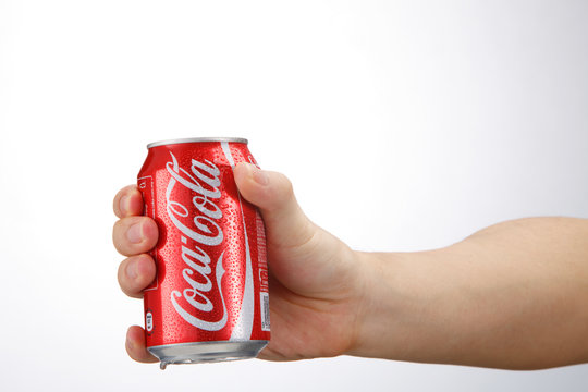 Hand Holding Coca Cola