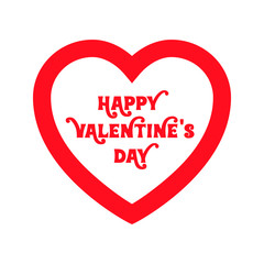 Happy valentine's day icon