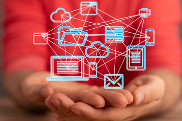 data code binary concept