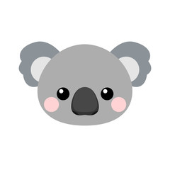Cute koala face