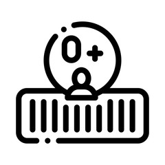 Soft Orthopedic Mattress Icon Vector. Outline Soft Orthopedic Mattress Sign. Isolated Contour Symbol Illustration