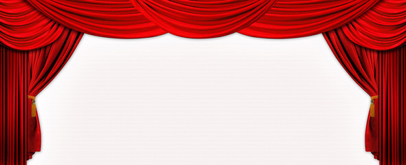 velvet red stage screen
