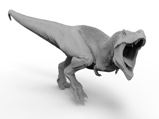 3D rendering - detailed grey tyrannosaurs rex © 3DConcepts