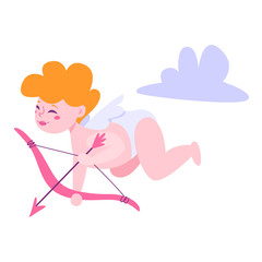 Cute little cupid for valentine day