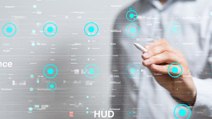 pressing document icon over computer binary code