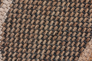 Hintergrund Sisal Muster gewebe Braun Schwarz
