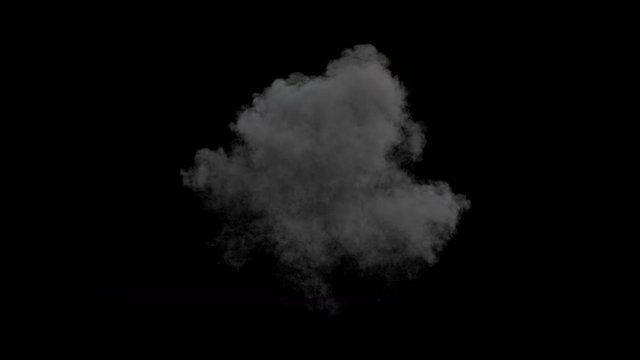Pyro Explosion with Shadows and Alpha Channel
