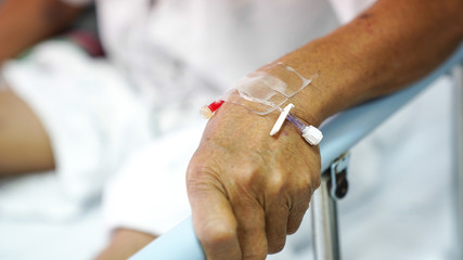 doctor with patient in hospital