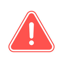 Alert sign icon. Warning and exclamation symbol. Vector illustration.