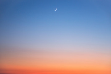 Colorful sky at sunset background