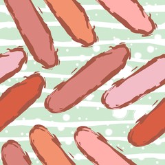 Terracotta Abstract Seamless Pattern with funny shapes. Modern Digital Design. Modern Fashion Scandinavian Style. Contemporary Colors and Design.