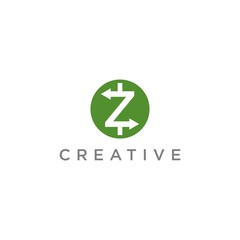 letter z logo creative premium