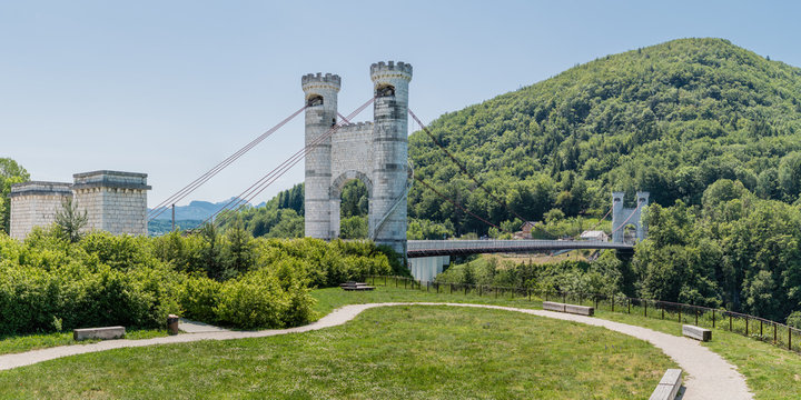 Panorama du Pont de la Caille &agrave; Cruseilles