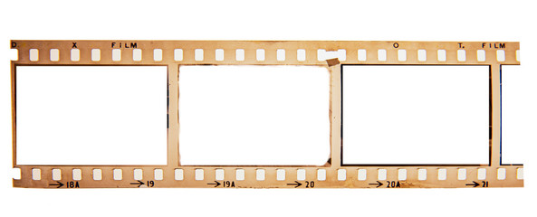 Panorama of (35 mm.)Old film frame.With white space.film camera. - obrazy, fototapety, plakaty