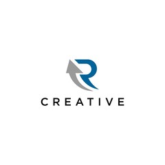 R logo creative premium