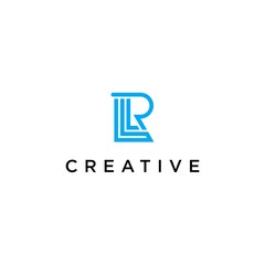 R logo creative premium