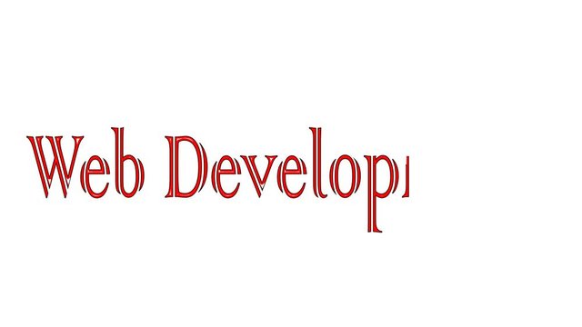 Web Development, concept words drawing on white board.