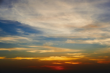 Fototapeta na wymiar Sunset colors