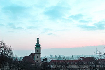 Prague Morning Winter