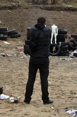 Unformal shooting range near Kiev. Kiev Region, Ukraine